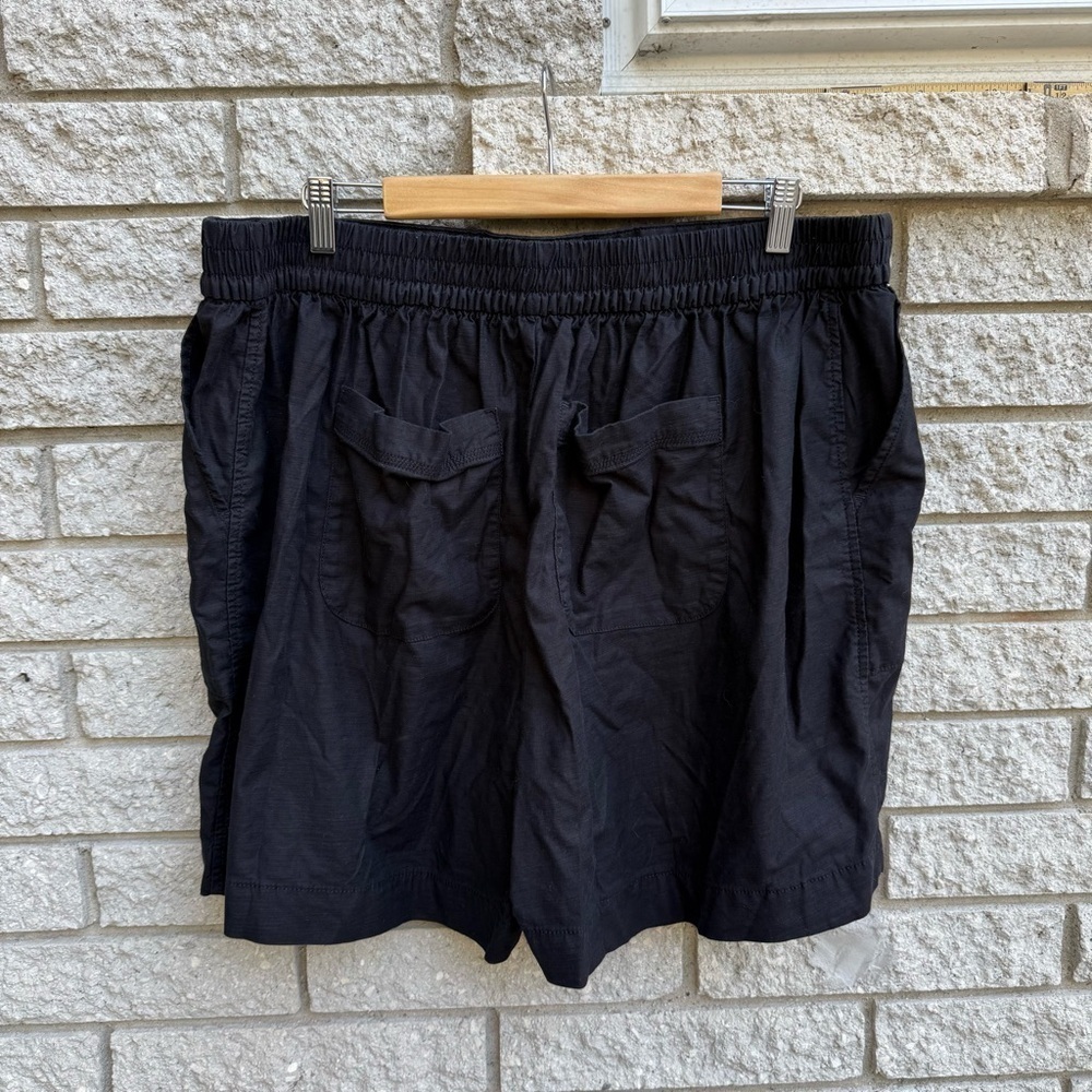 Lane Bryant The Softest Short Solid Black Slub Pull-On Shorts Women's Plus 18/20 - Picture 6 of 8